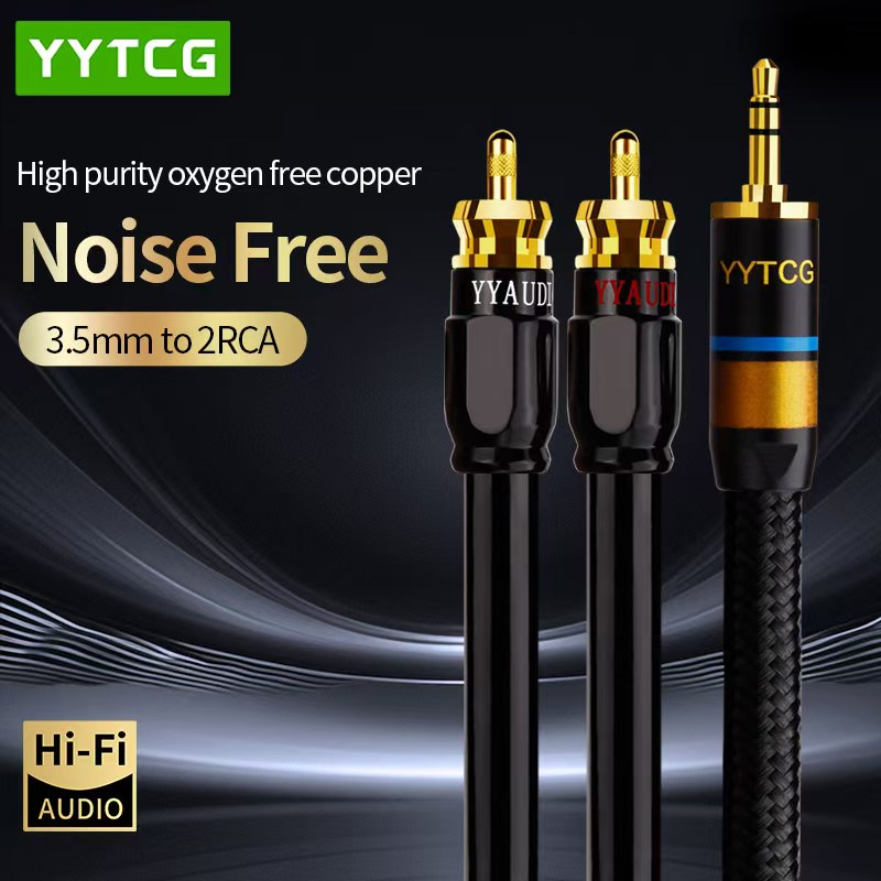 Home Cinema App - YYTCG RCA Cable HiFi Stereo 3.5mm