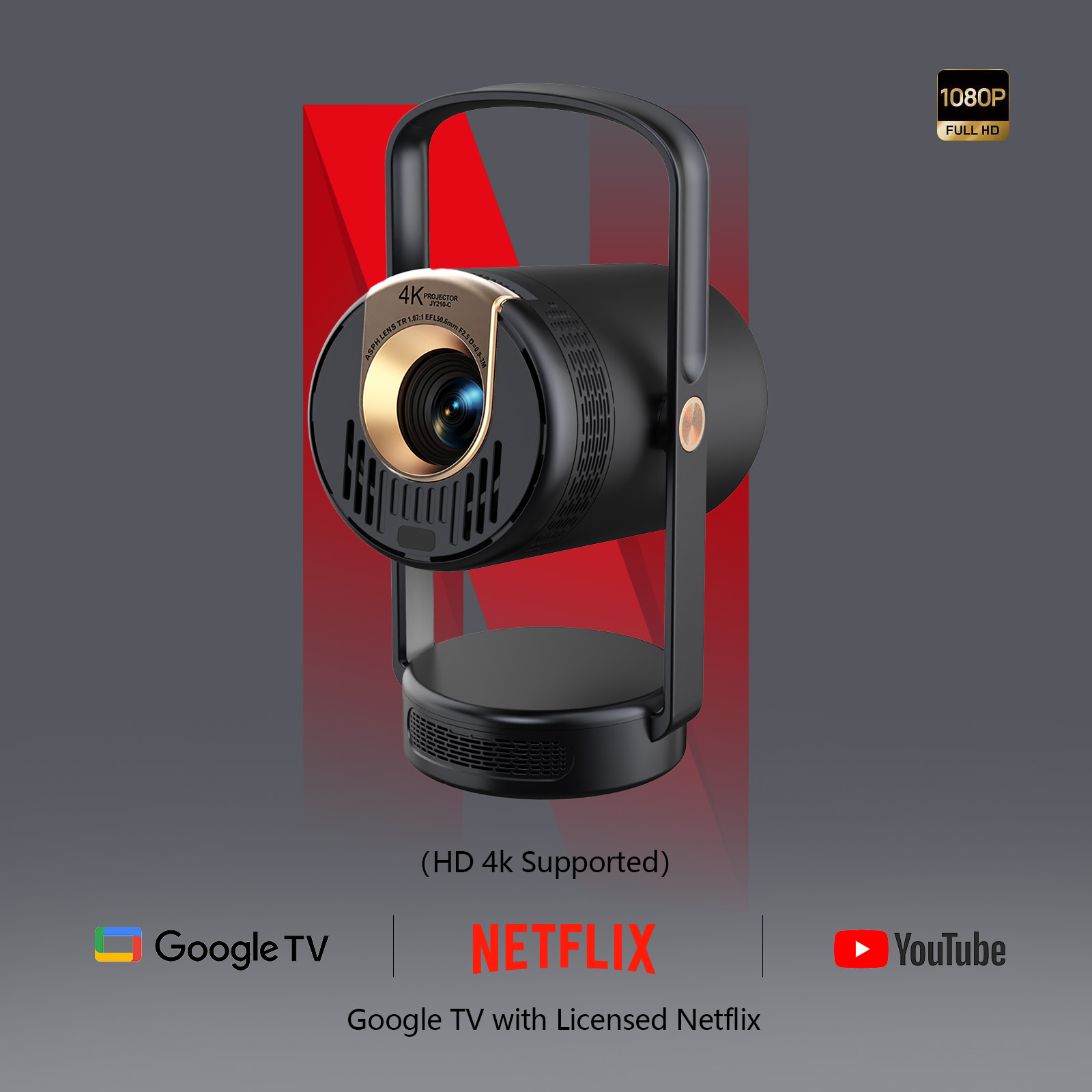 Home Cinema Entertainment - 2026 New Smart Portable Projector 1080P