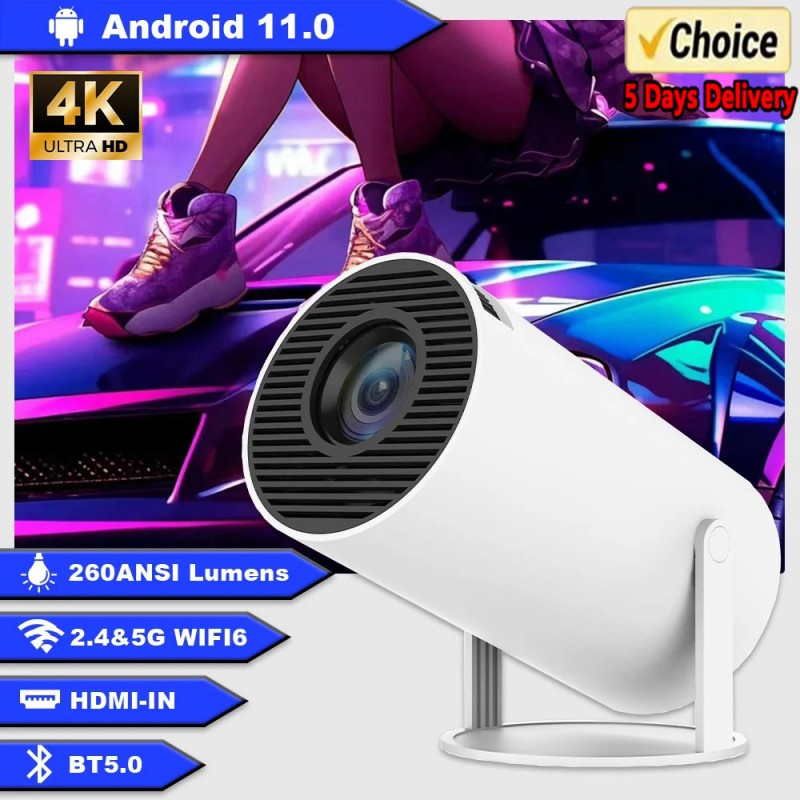Video Home Cinema - Mini HY300 Smart Android Projector Portable