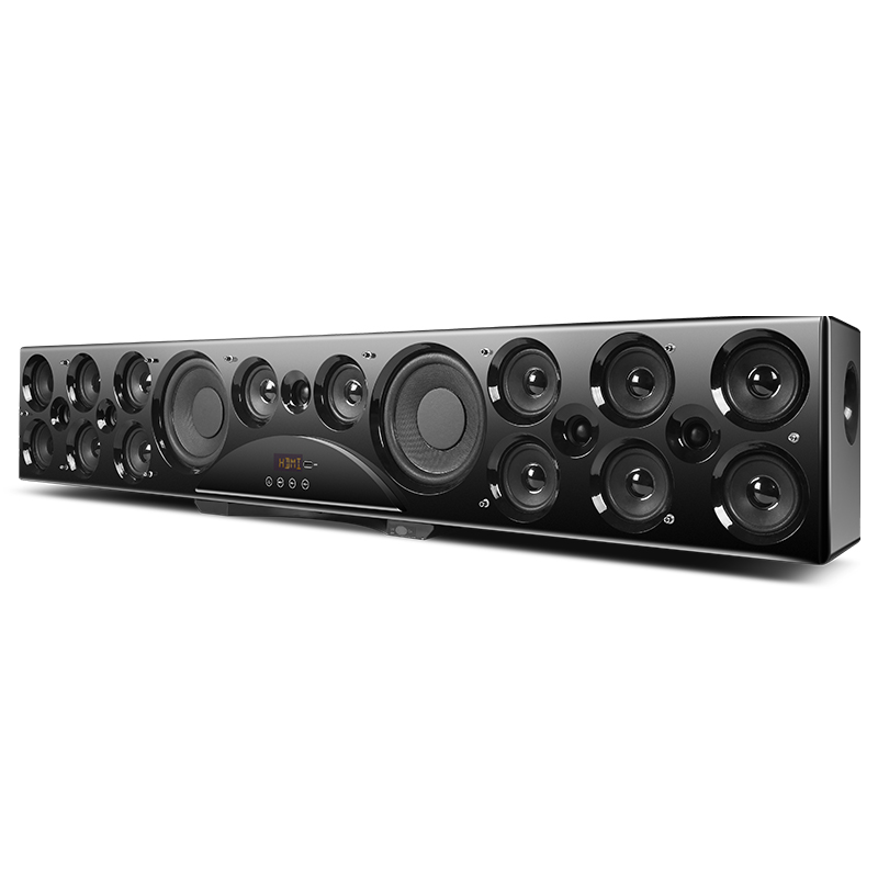Surround Sound Decoder - 7.2ch Wooden Wireless Home Theater Surround