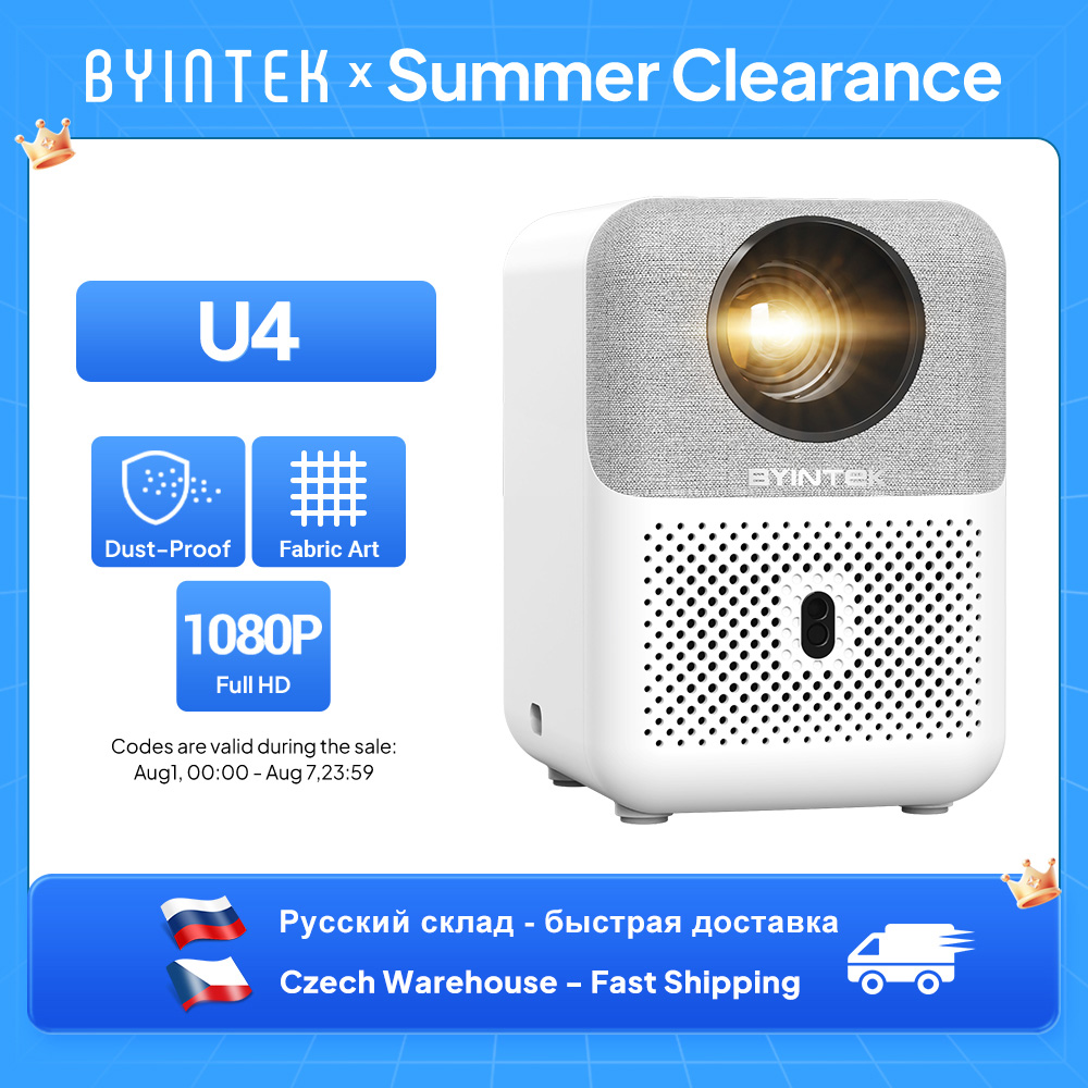 Video Home Cinema - BYINTEK Full HD Mini Projector U4