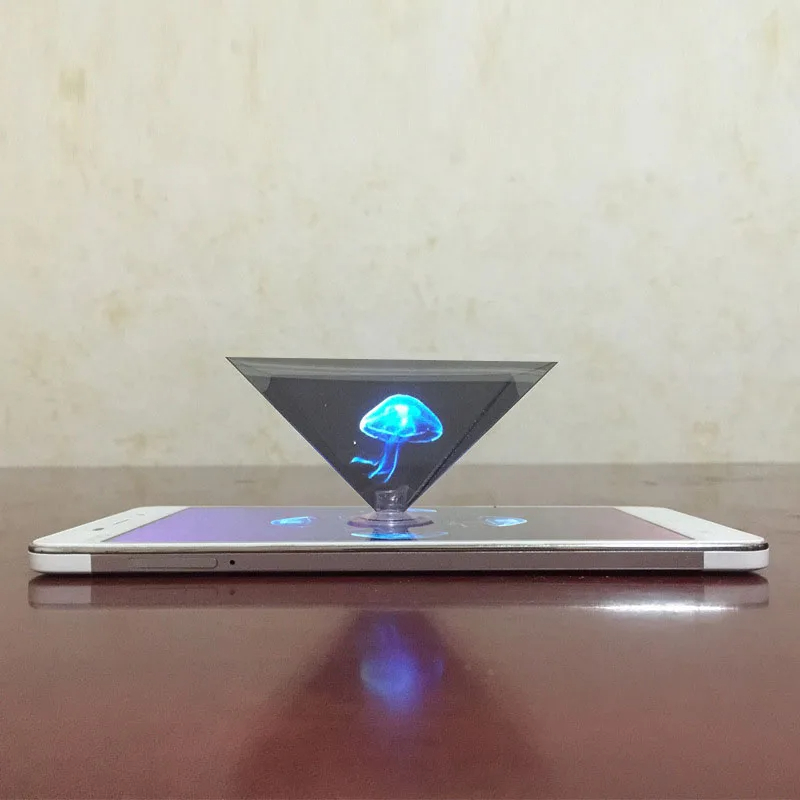 Home Cinema Projector Screen - 3D Hologram Pyramid Display Projector Video