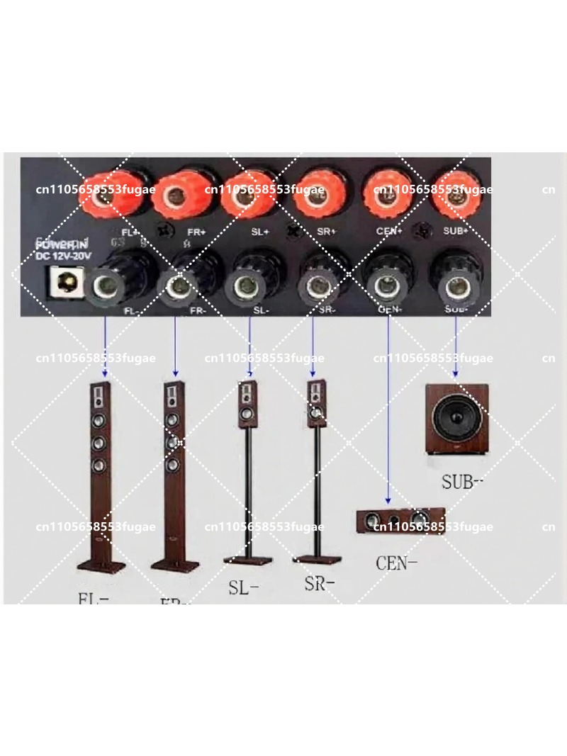 Surround Sound Decoder - 5.1 Channel HDMI Audio Decoder, Surround