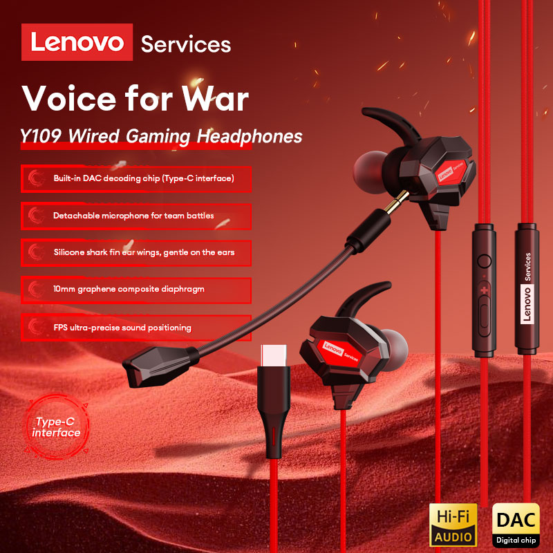 Soundbar Bluetooth Home - Lenovo Y109 Wired Gaming Headset Shark