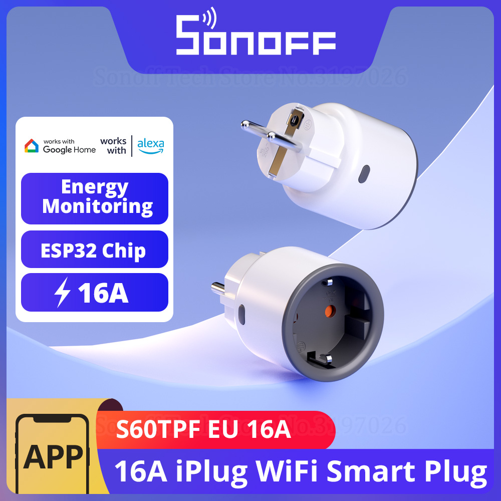 Home Cinema App - SONOFF S60 EU 16A IPlug Wi-Fi