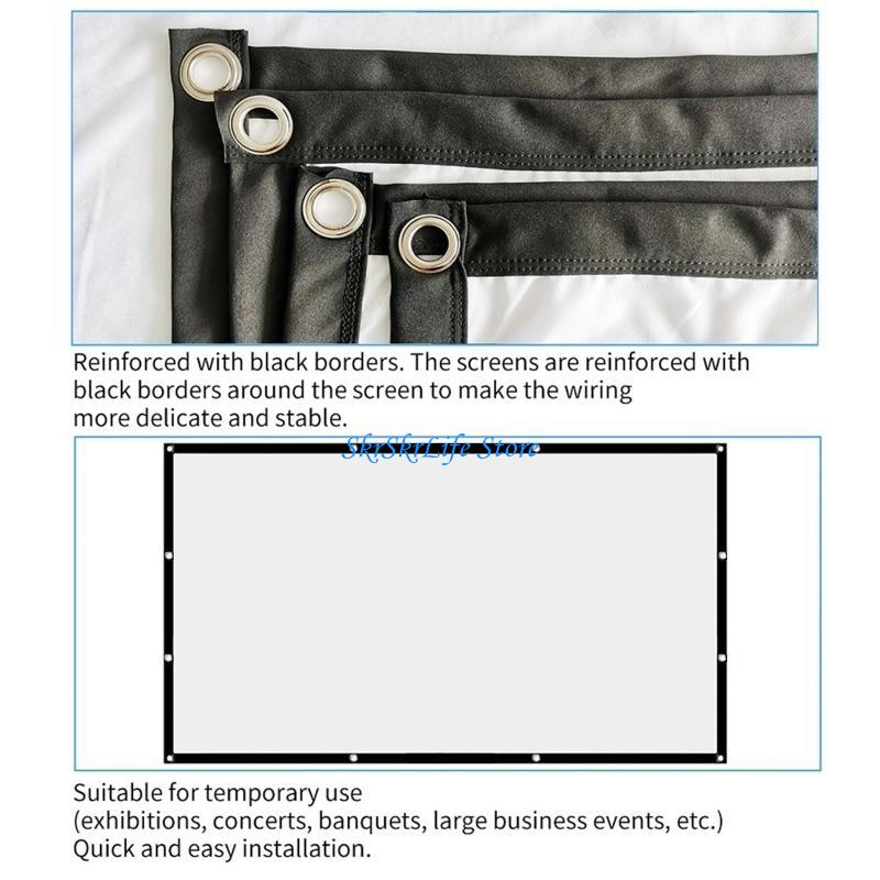 Home Cinema Projector Screen - E65E Projector Screen 150 inch 16:9