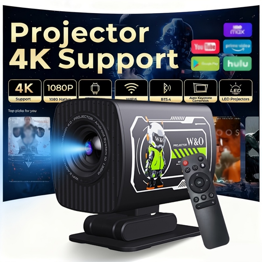 Home Cinema Projector Screen - 2026 New 1080P Projector Portable Mini