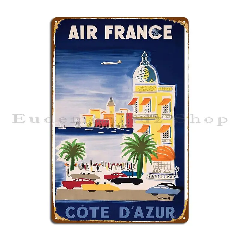 Home Cinema France - Air France French Riviera Vintage Travel