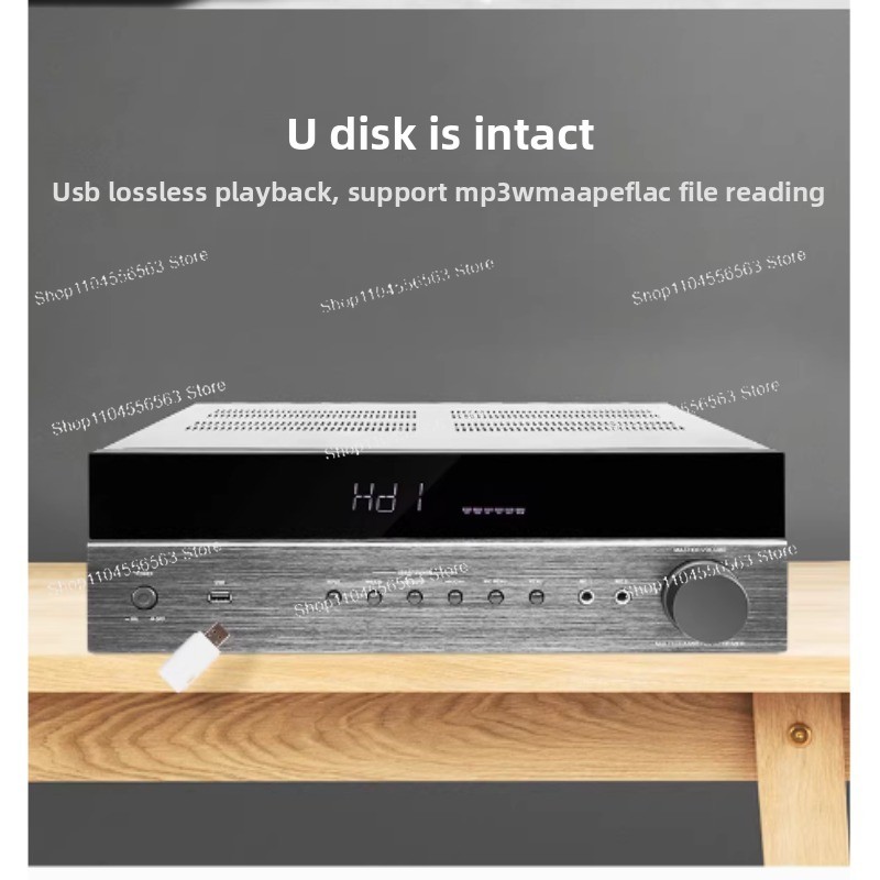 Surround Sound Decoder - AV-6136HD 700W Class A Power Amplifier,