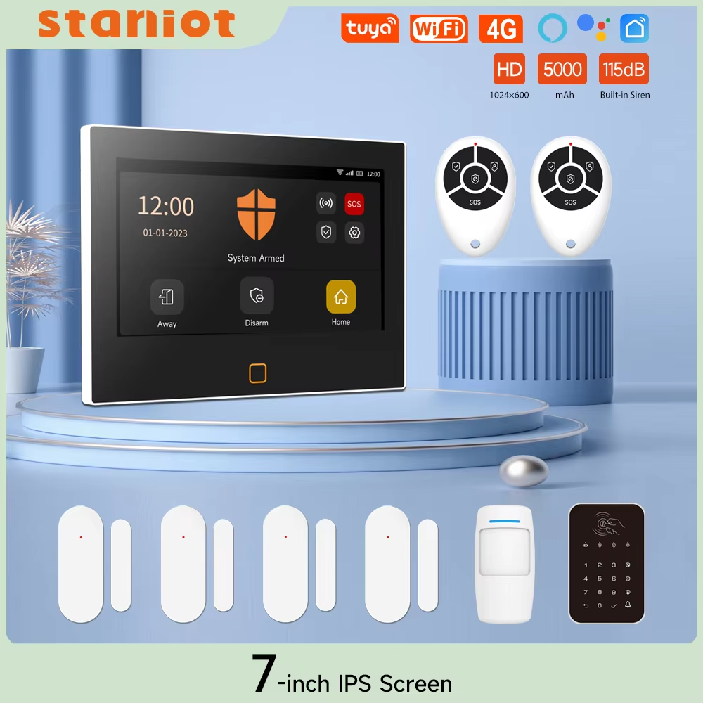 Home Cinema App - Staniot 7 inch HD Alarm System