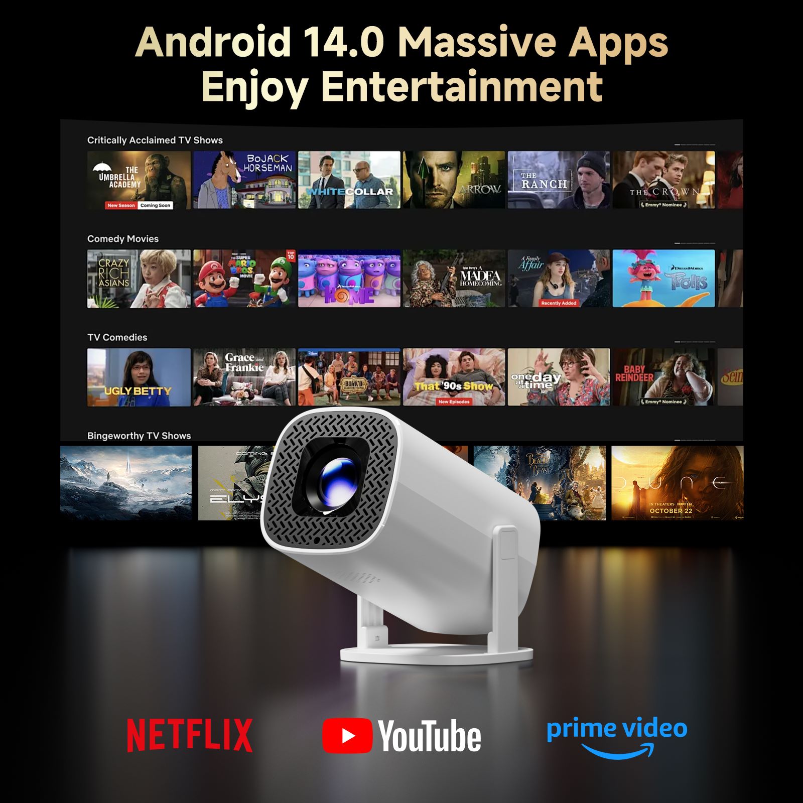 HONGTOP P30PRO Smart Mini Proj - Home Cinema Entertainment 评论和价格