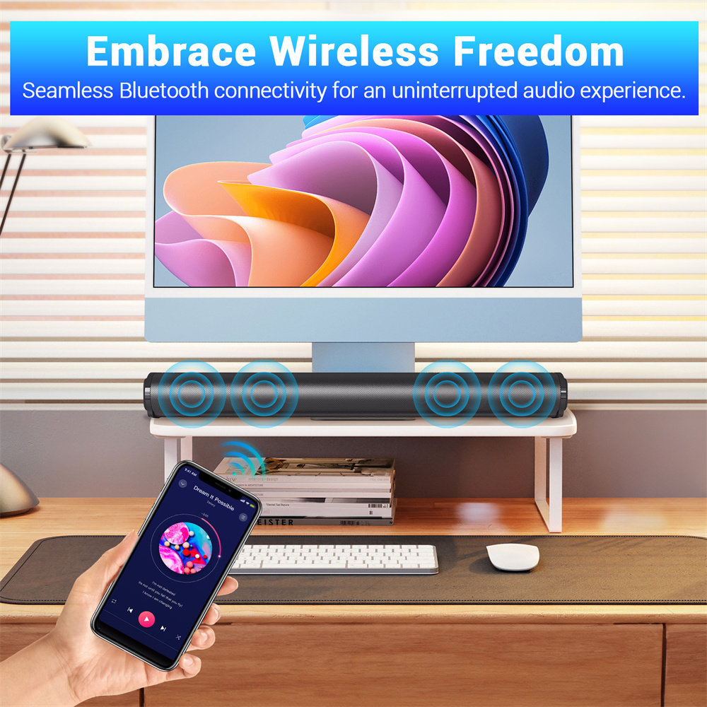 Sound Bar TV Sound System Blue - Soundbar Bluetooth Home 评论和价格