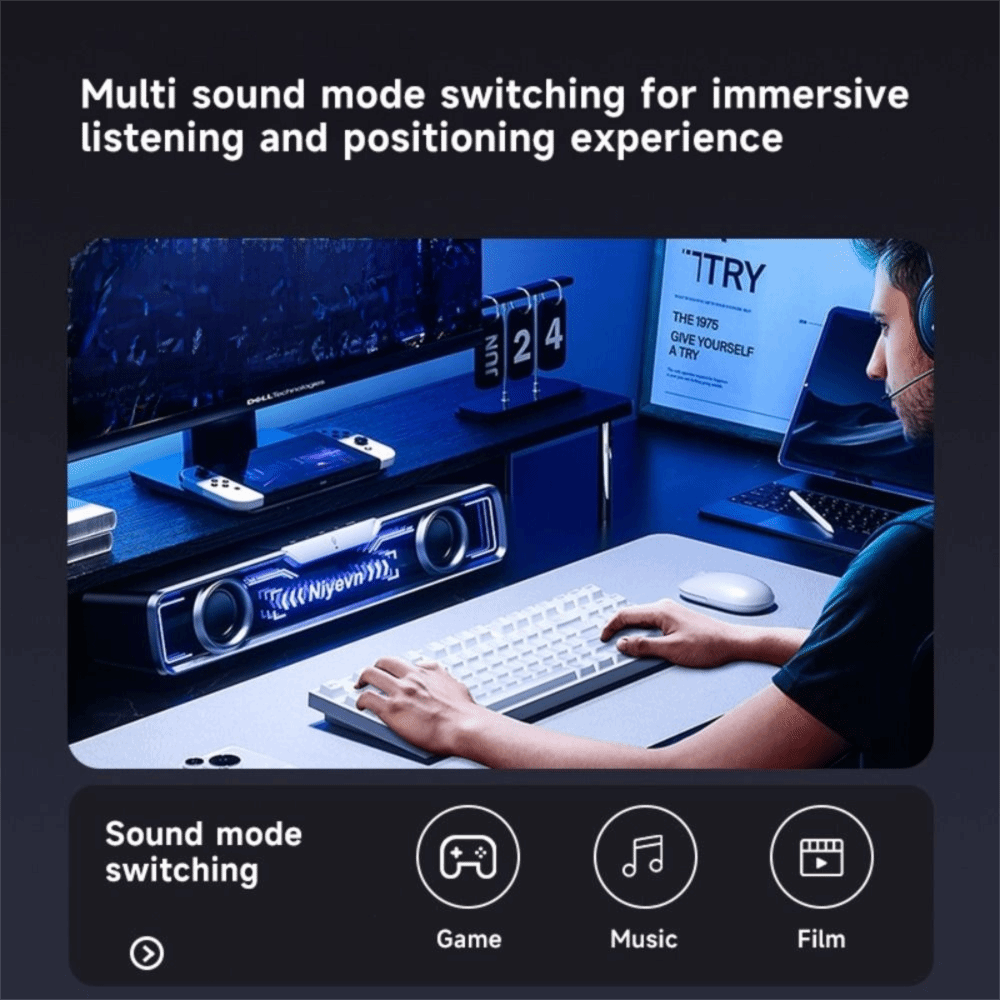 USB Powered Desktop Computer S - Soundbar Bluetooth Home 评论和价格