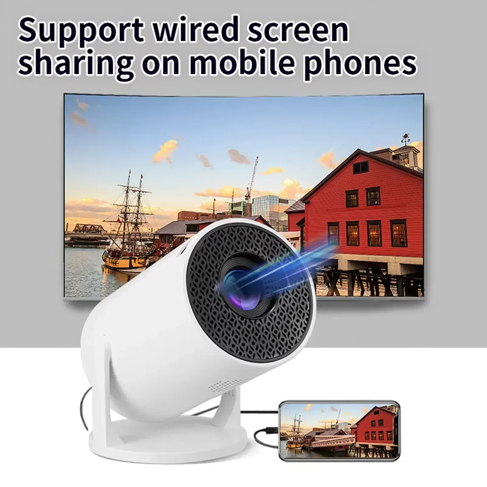 Mini HY300 Smart Android Proje - Video Home Cinema 评论和价格