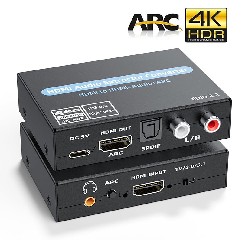 4K@60Hz HDMI Audio Extractor w - Surround Sound Decoder 评论和价格