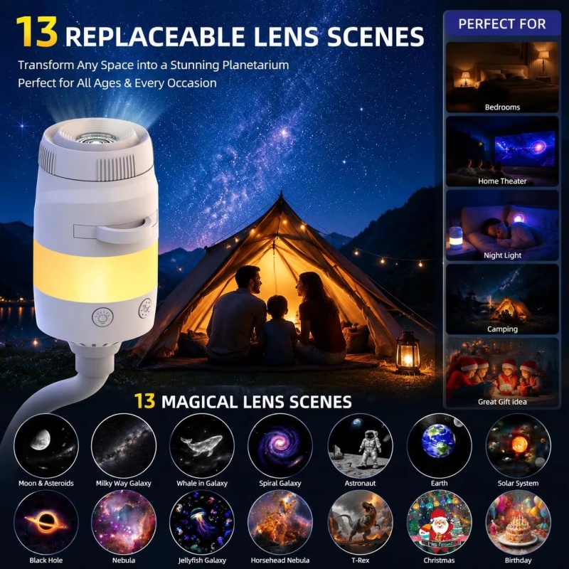 New Galaxy Projector Night Lig - Projector Mount Ceiling 评论和价格