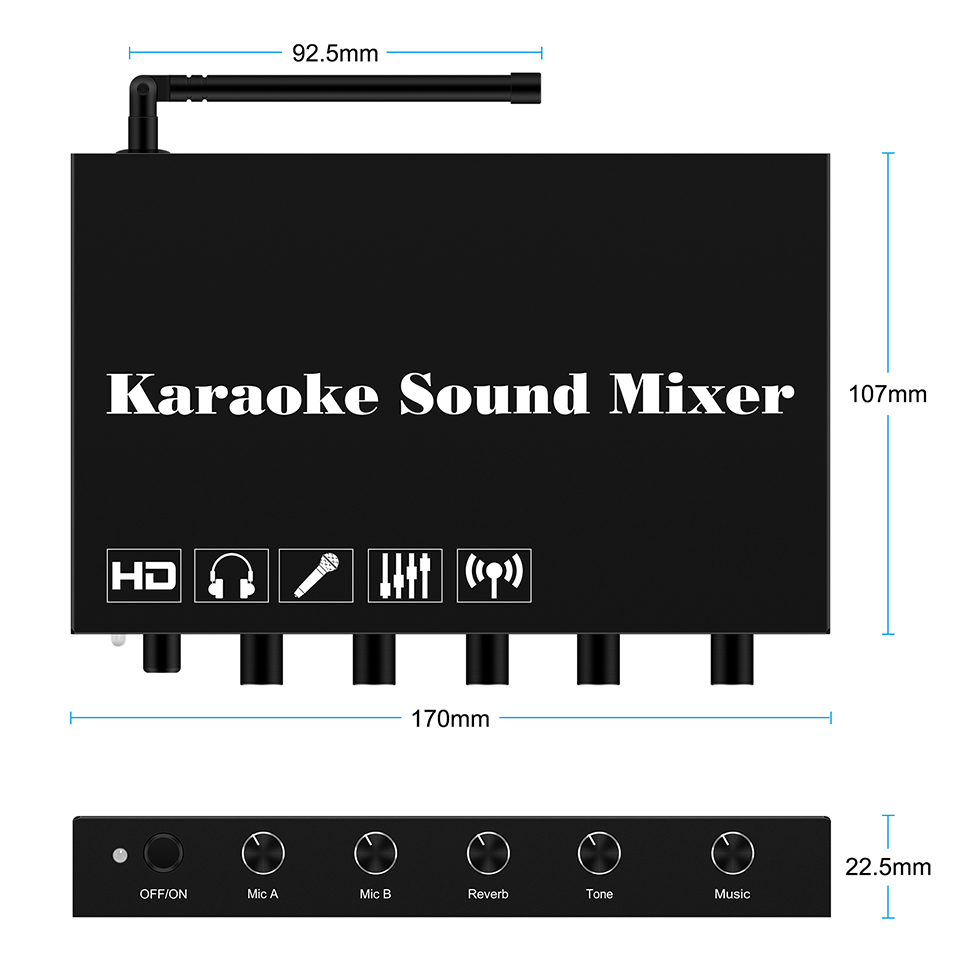 HDMI Karaoke Player Mixer Home - Soundbar Bluetooth Home 评论和价格