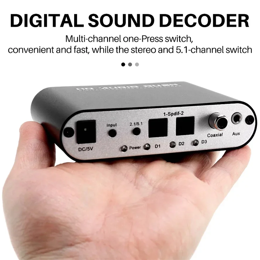 Digital to Analog 5.1 Audio De - Surround Sound Decoder 评论和价格