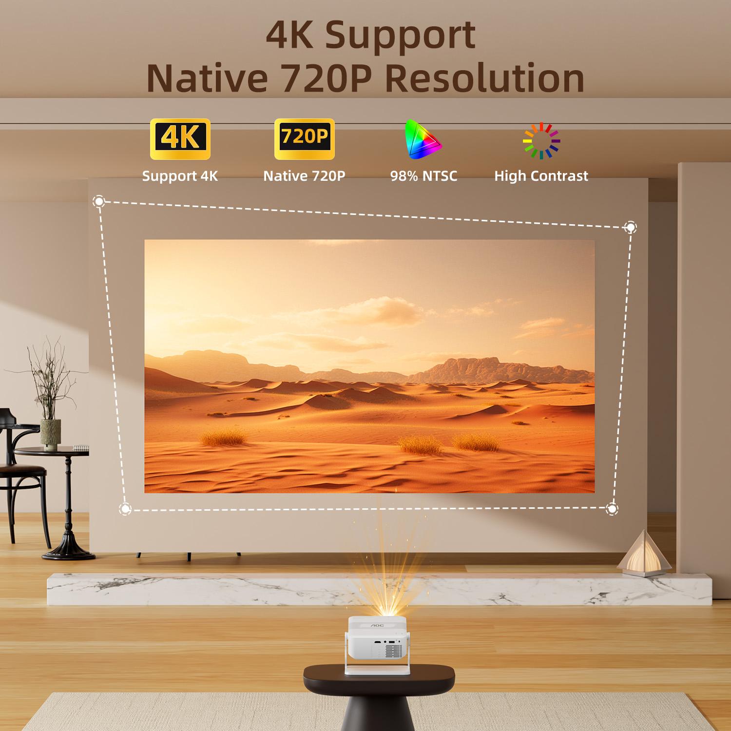 AOC HA109-PRO Portable Project - Home Cinema Entertainment 评论和价格