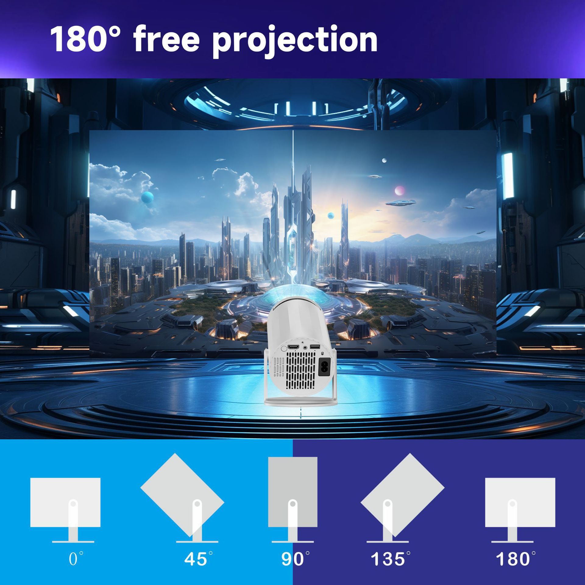 Salange X8Mini Smart Projector - Home Cinema Entertainment 评论和价格