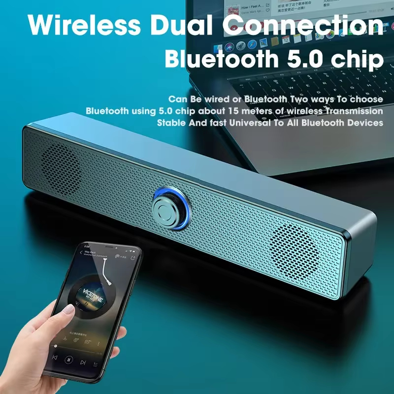 Bluetooth 5.0 4D Surround Soun - Soundbar Bluetooth Home 评论和价格