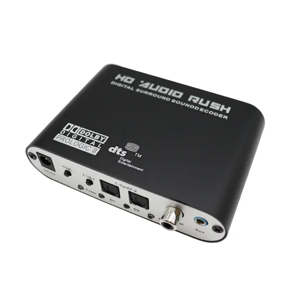 5.1 CH HD Audio Decoder SPDIF  - Surround Sound Decoder 评论和价格