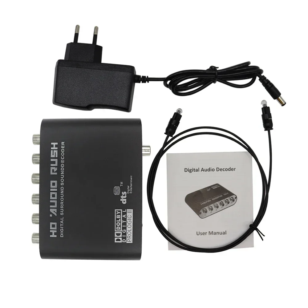 5.1 CH HD Audio Decoder SPDIF  - Surround Sound Decoder 评论和价格