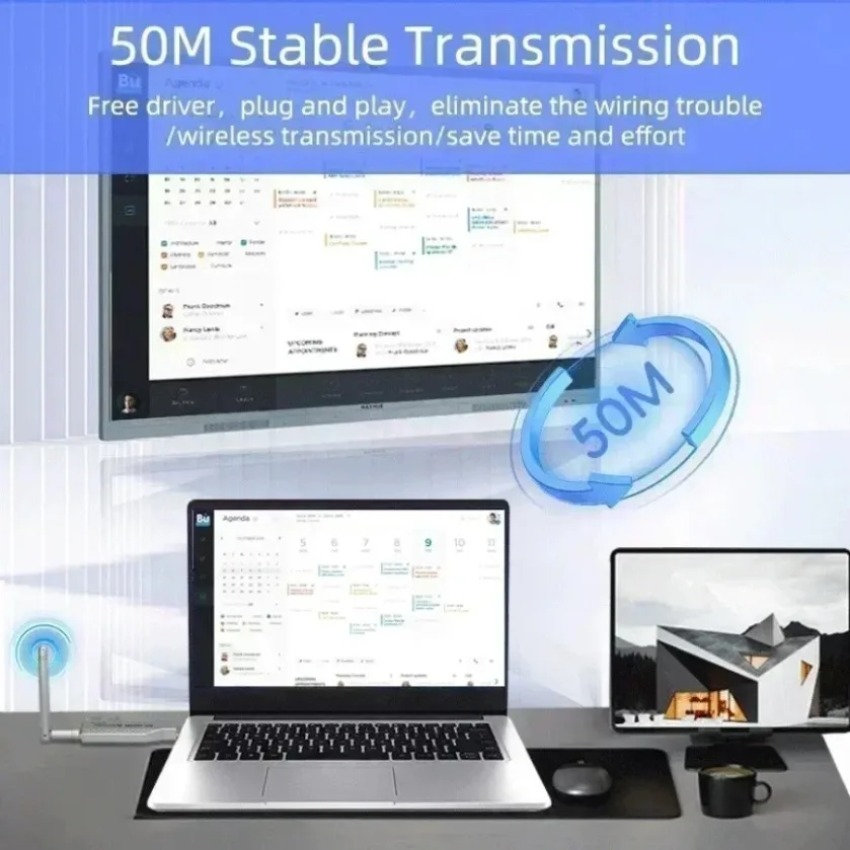 4K Wireless HDMI Extender Tran - Home Cinema Projector Screen 评论和价格