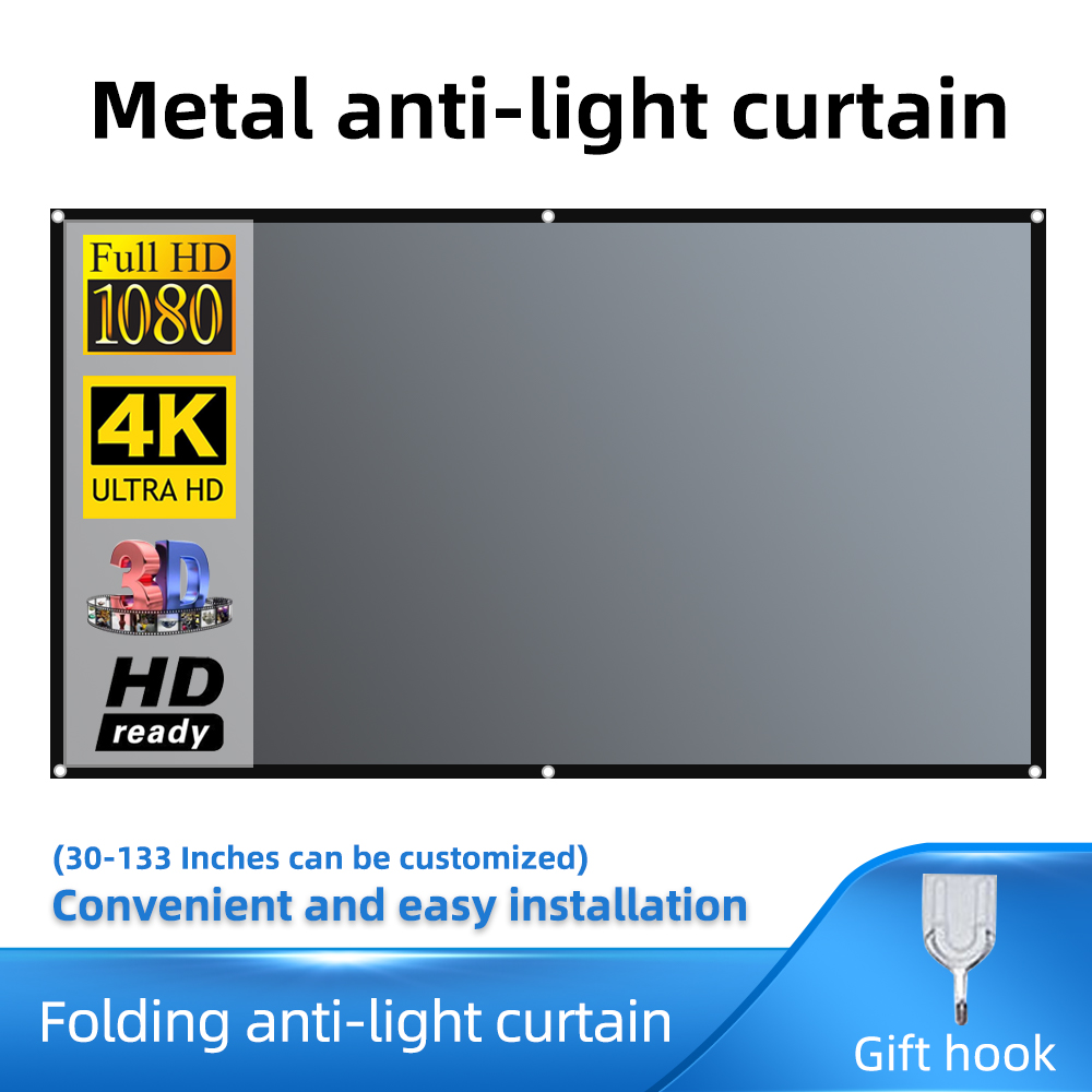 Salange Projector Screen 16:9  - Home Cinema Projector Screen 评论和价格