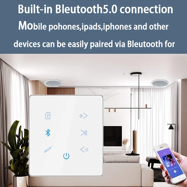 Bluetooth Wall Amplifier Home  - Home Cinema Beamer 评论和价格