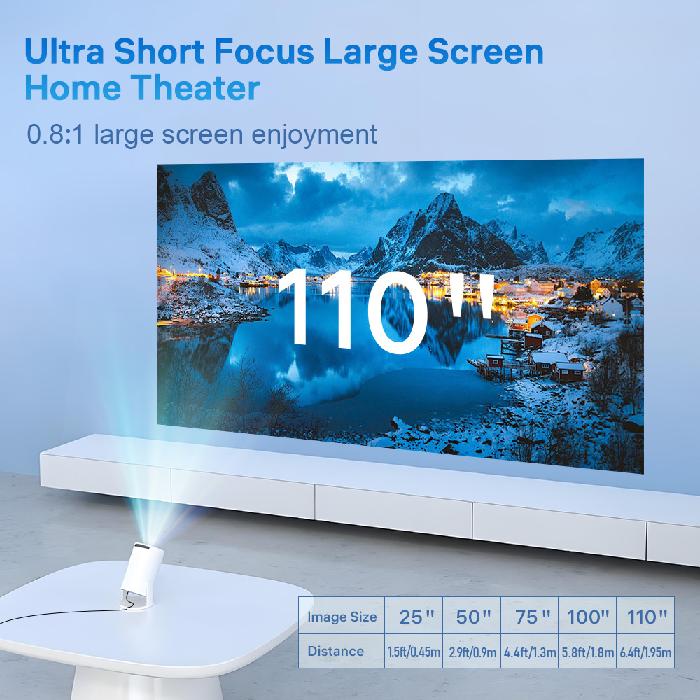 LynCast Projector X1BQ 4K Andr - Video Home Cinema 评论和价格