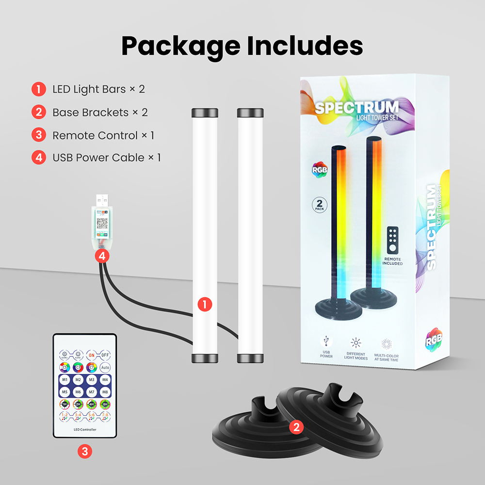 5V Smart LED Corner Floor Lamp - Home Cinema App 评论和价格