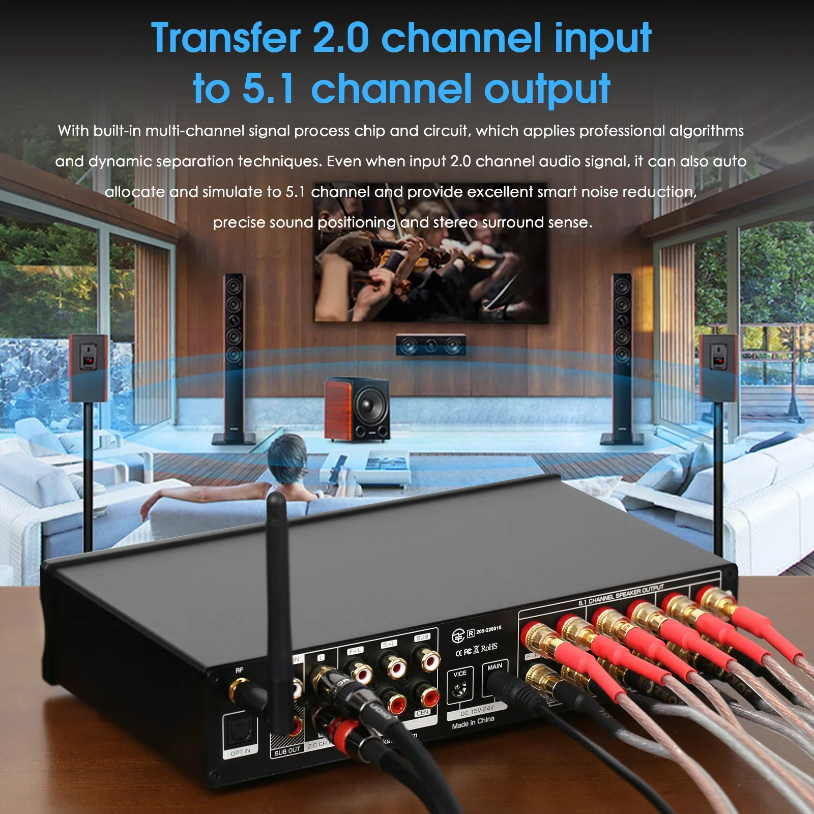 Douk Audio 5.1 Channel Digital - Home Cinema Beamer 评论和价格