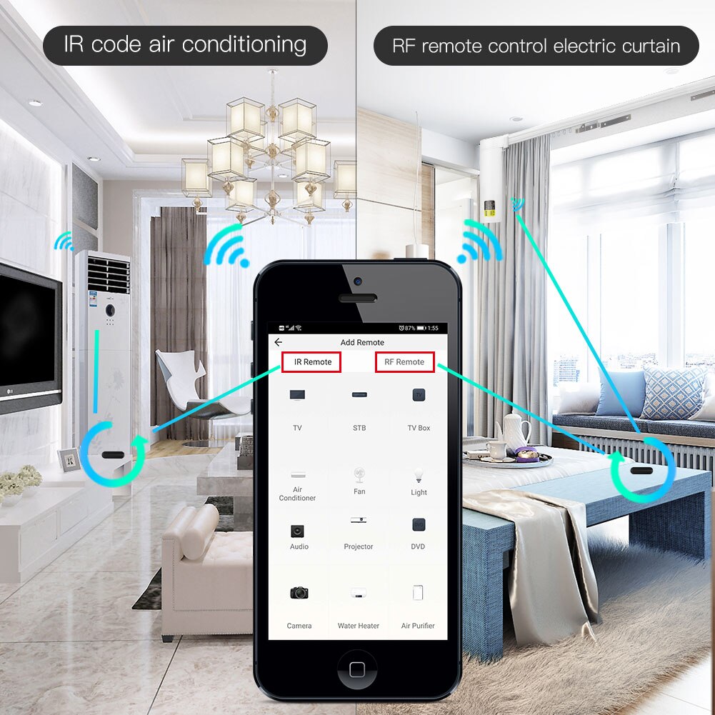 MOES Tuya WiFi IR RF Remote fo - Home Cinema App 评论和价格