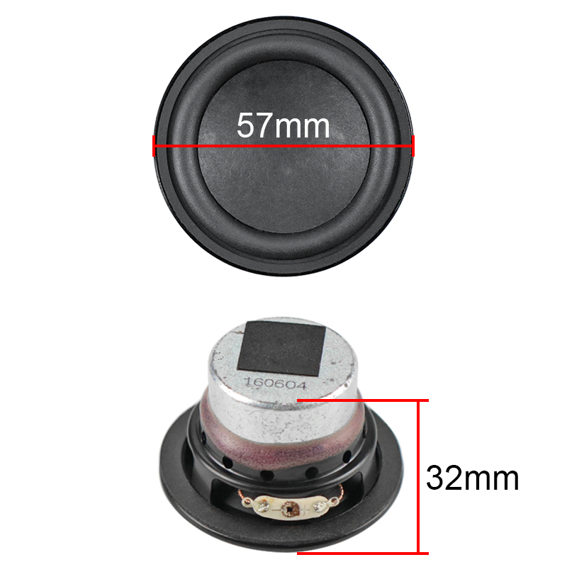 GHXAMP Neodymium 2 inch 57mm R - Soundbar Bluetooth Home 评论和价格