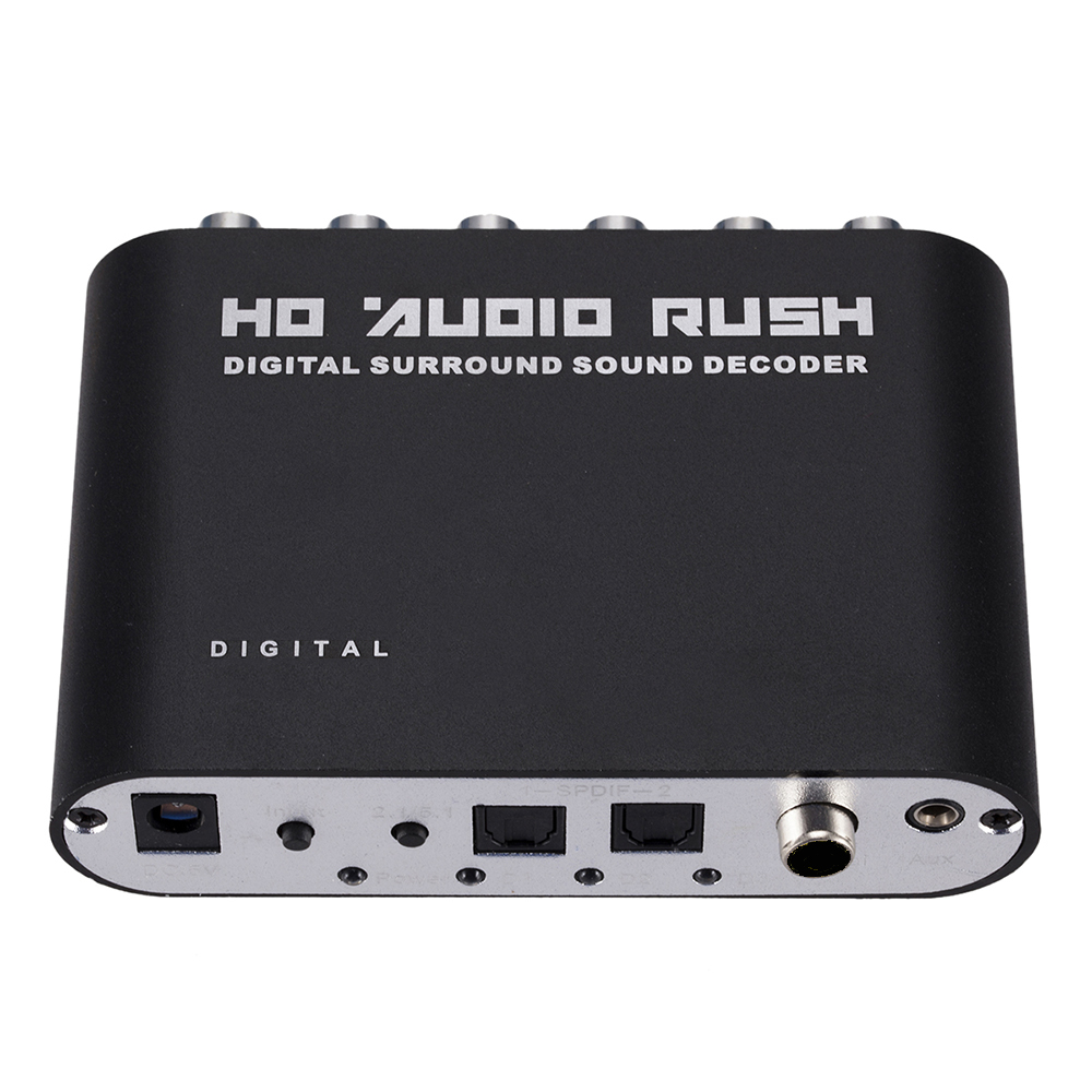 5.1CH HD Audio Decoder SPDIF C - Surround Sound Decoder 评论和价格