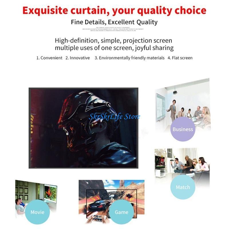 E65E Projector Screen 150 inch - Home Cinema Projector Screen 评论和价格