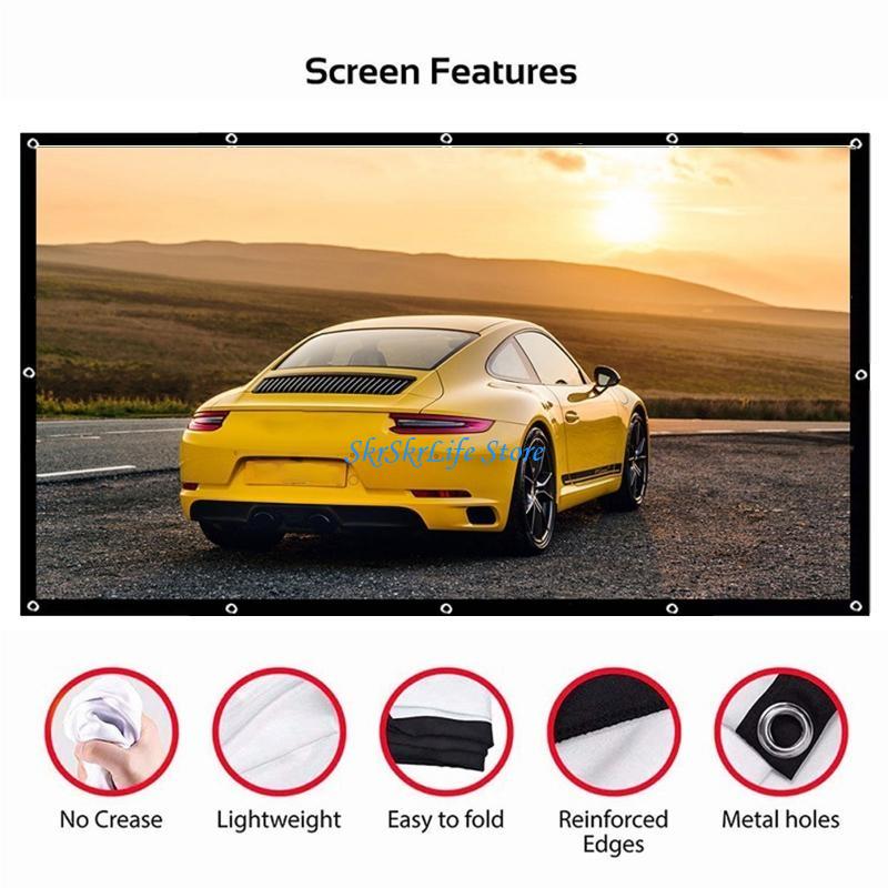 E65E Projector Screen 150 inch - Home Cinema Projector Screen 评论和价格