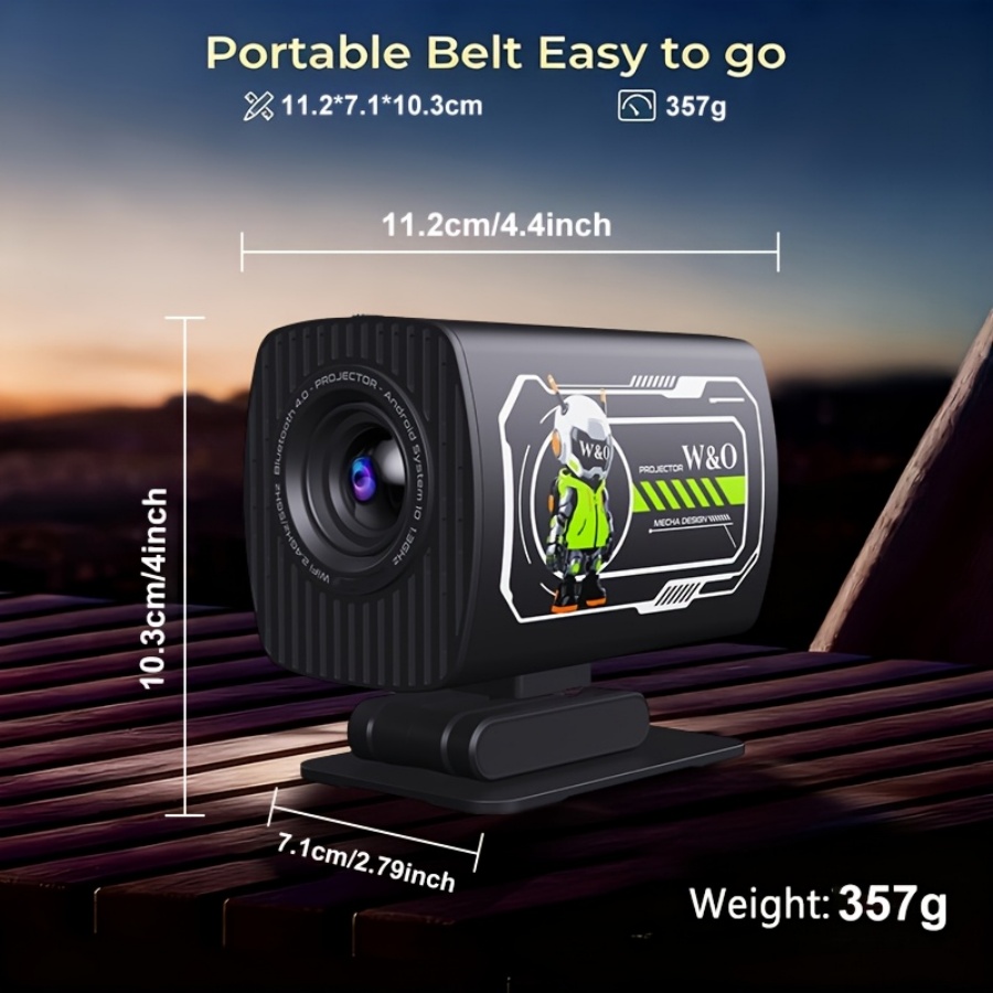 2026 New 1080P Projector Porta - Home Cinema Projector Screen 评论和价格