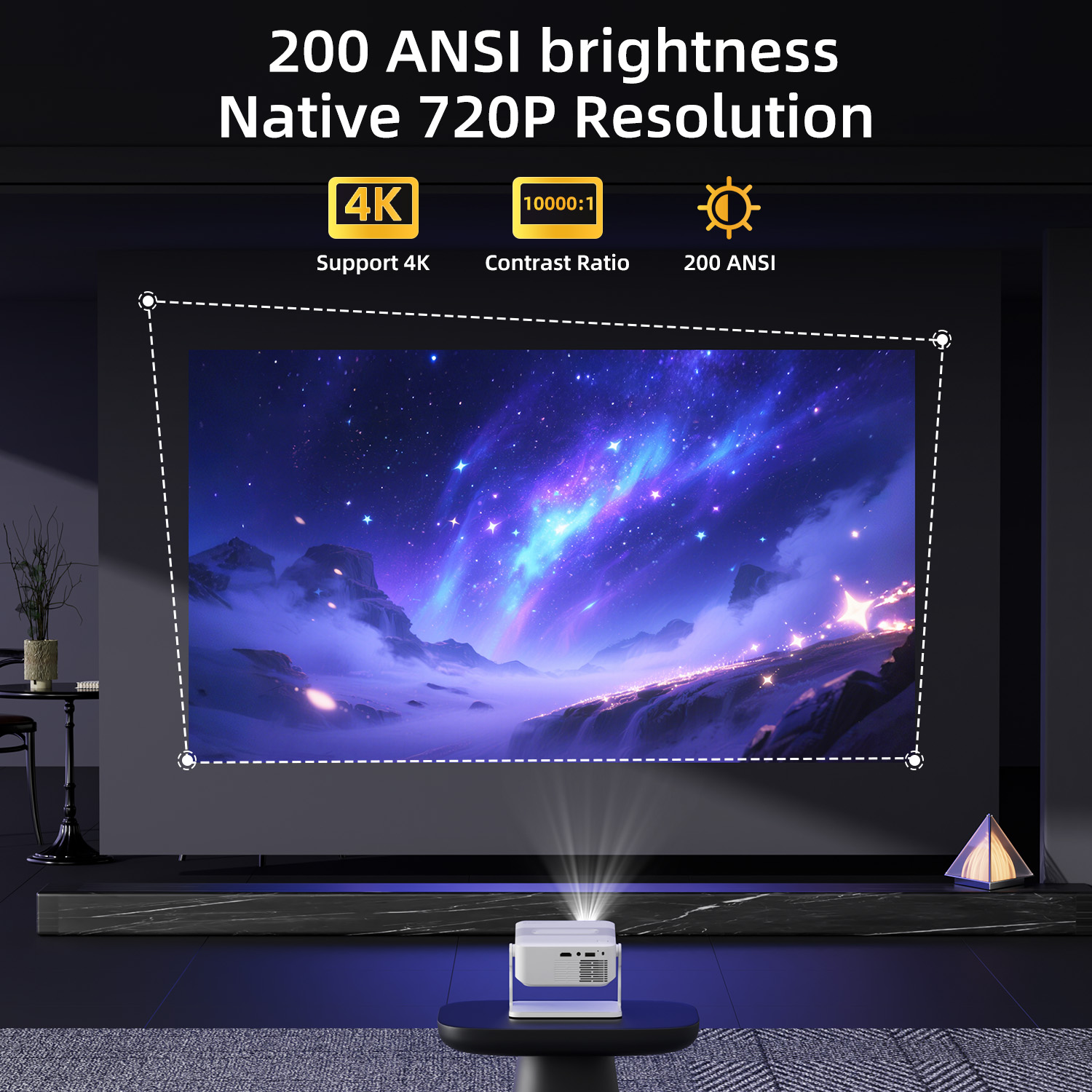 Xnano Projector HA109 4K Andro - Home Cinema Entertainment 评论和价格