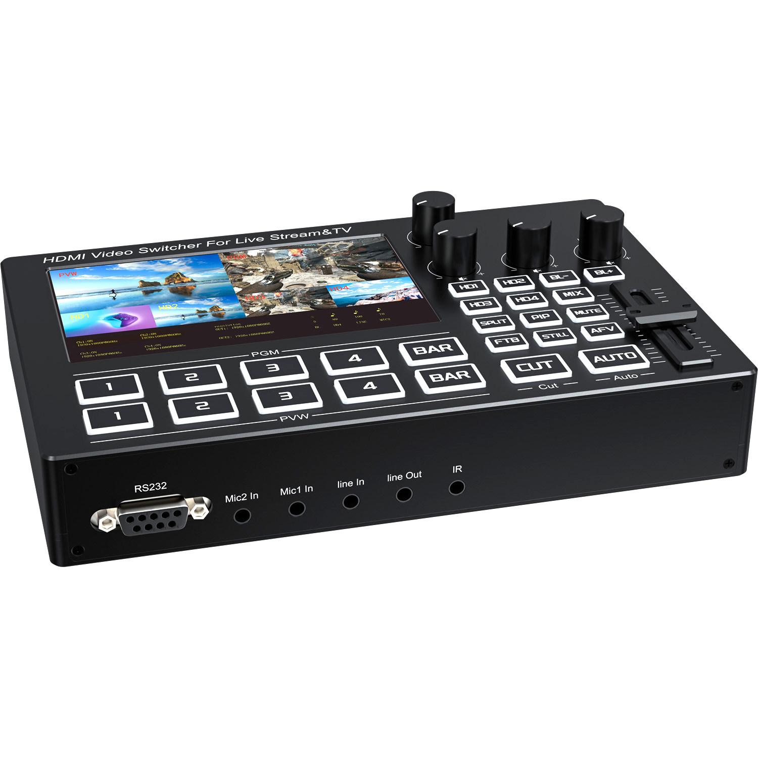 1080P 4 Channel HDMI Live Stre - Home Cinema Projector Screen 评论和价格
