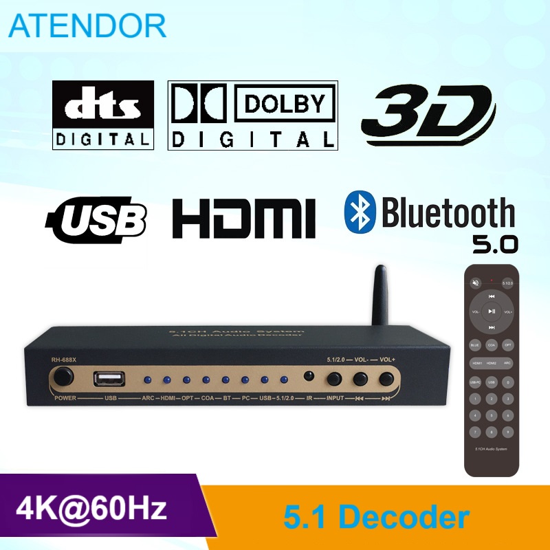DTS Dolby Digital Audio 5.1 De - Surround Sound Decoder 评论和价格