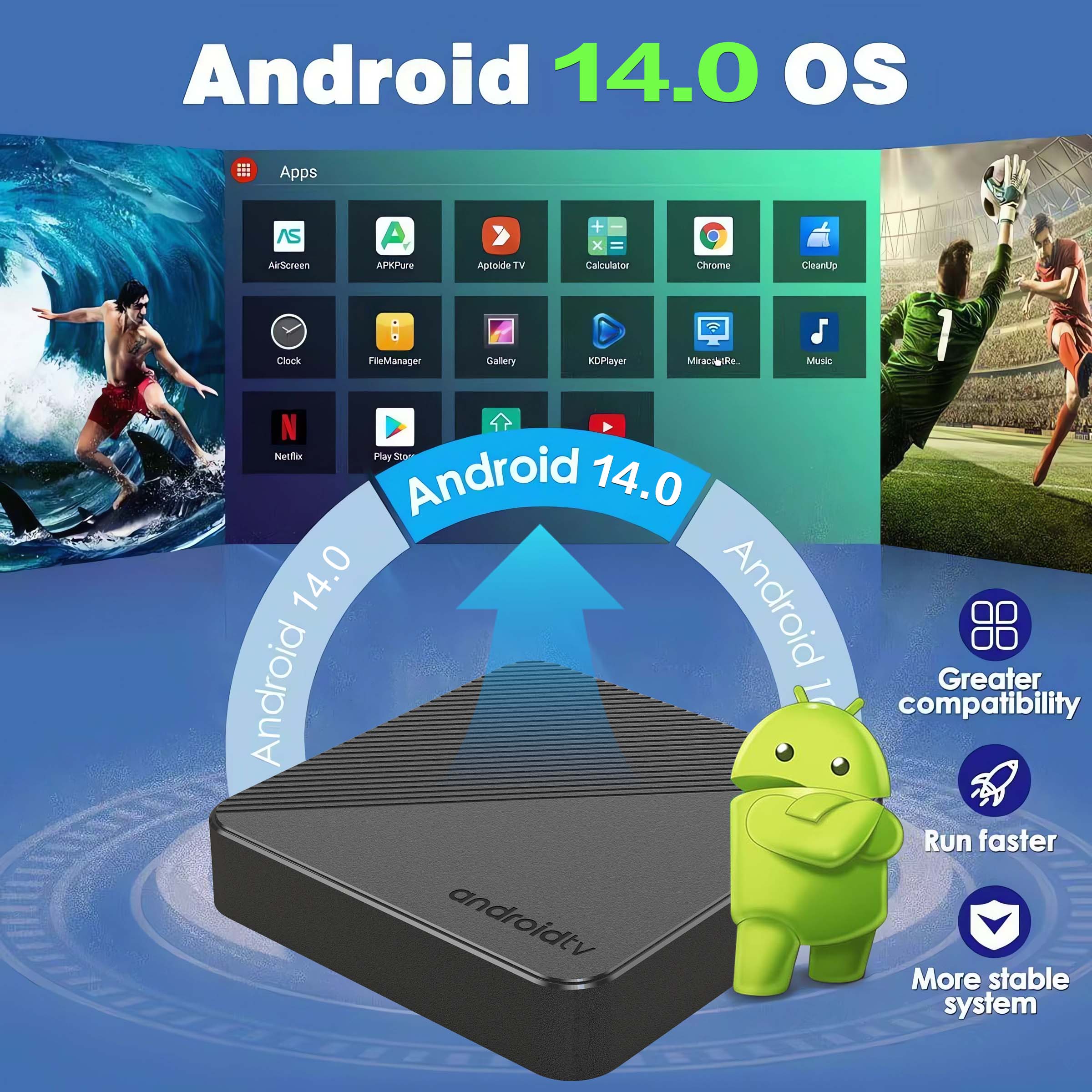Android14 TV Box Smart Home th - Video Home Cinema 评论和价格