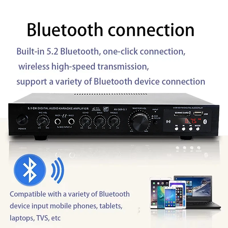 AV-369BT Bluetooth 5.1 Sound S - Home Cinema Beamer 评论和价格