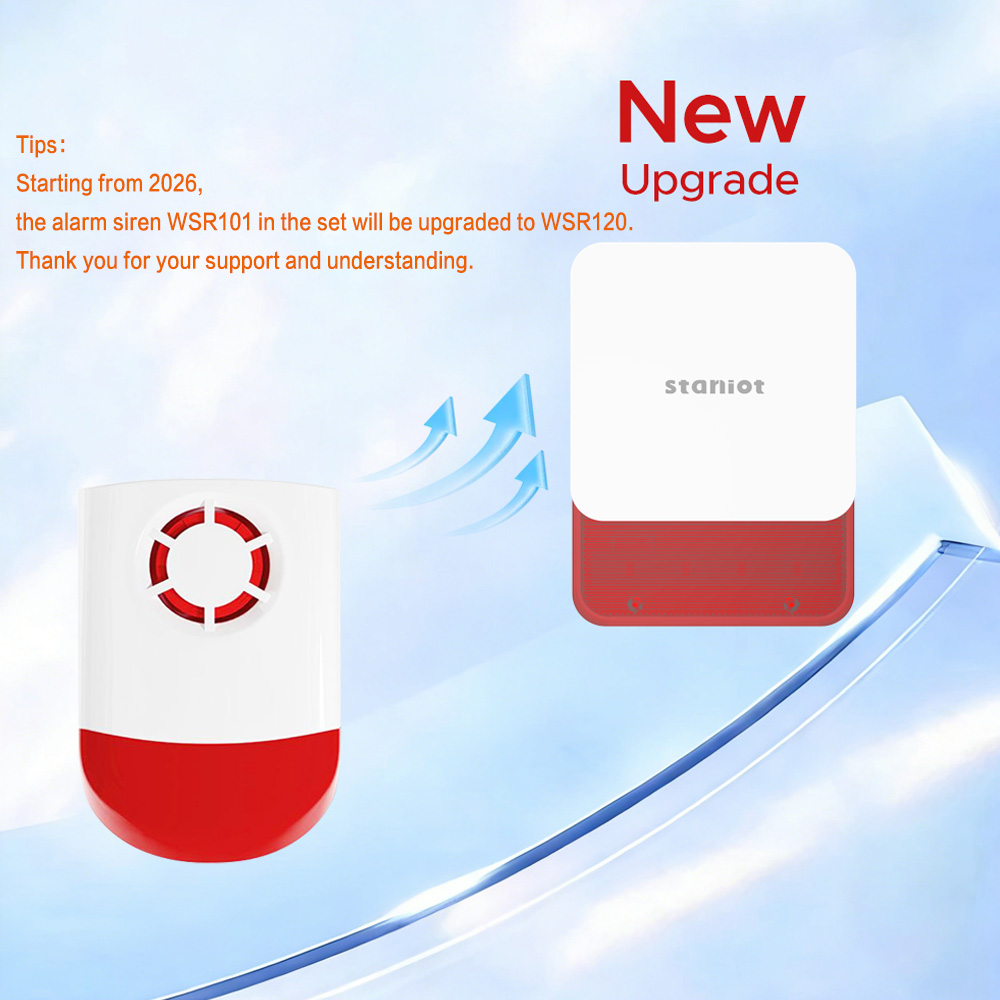 Staniot 7 inch HD Alarm System - Home Cinema App 评论和价格