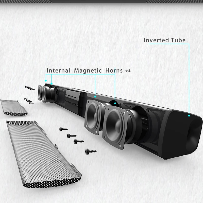 40W Bluetooth Speaker column H - Soundbar Bluetooth Home 评论和价格